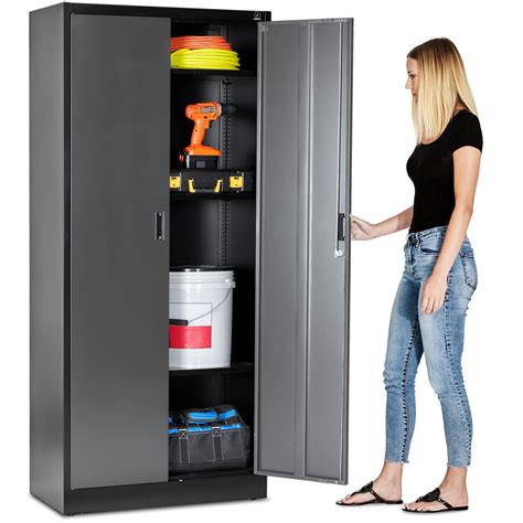 fedmax steel storage cabinet 71 tall|locking metal garage storage cabinets.